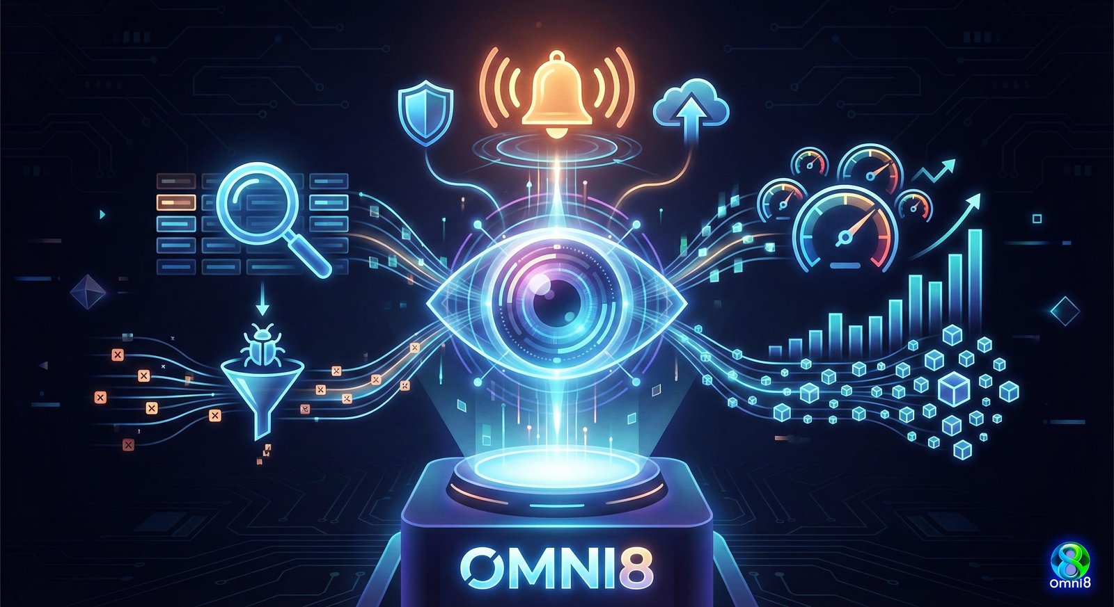 Diagrama 19 - Visão de observabilidade (logs, métricas, alertas)