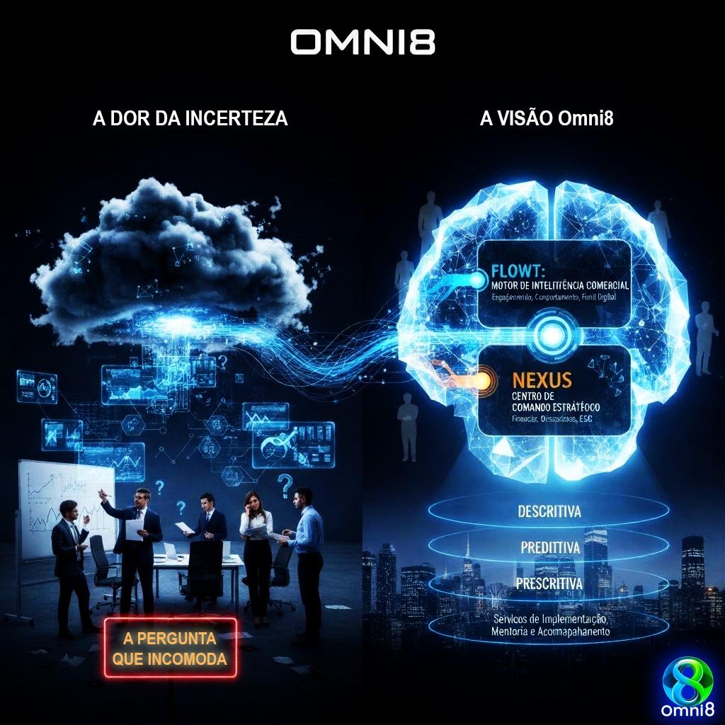 Diagrama 1 – Dor da incerteza versus visão integrada Omni8