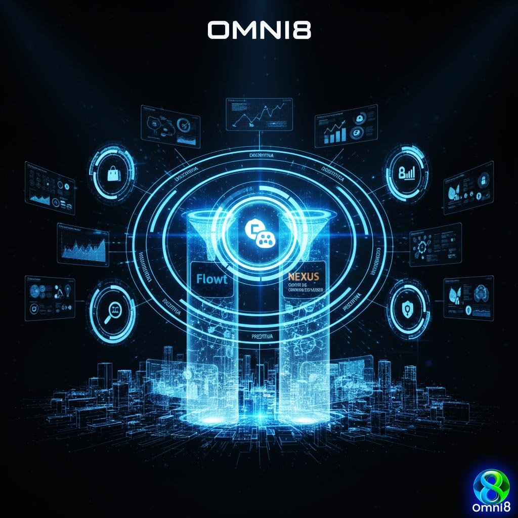 Diagrama 5 – Três arquiteturas de valor: Nod8, Nexus e Omni8 completo