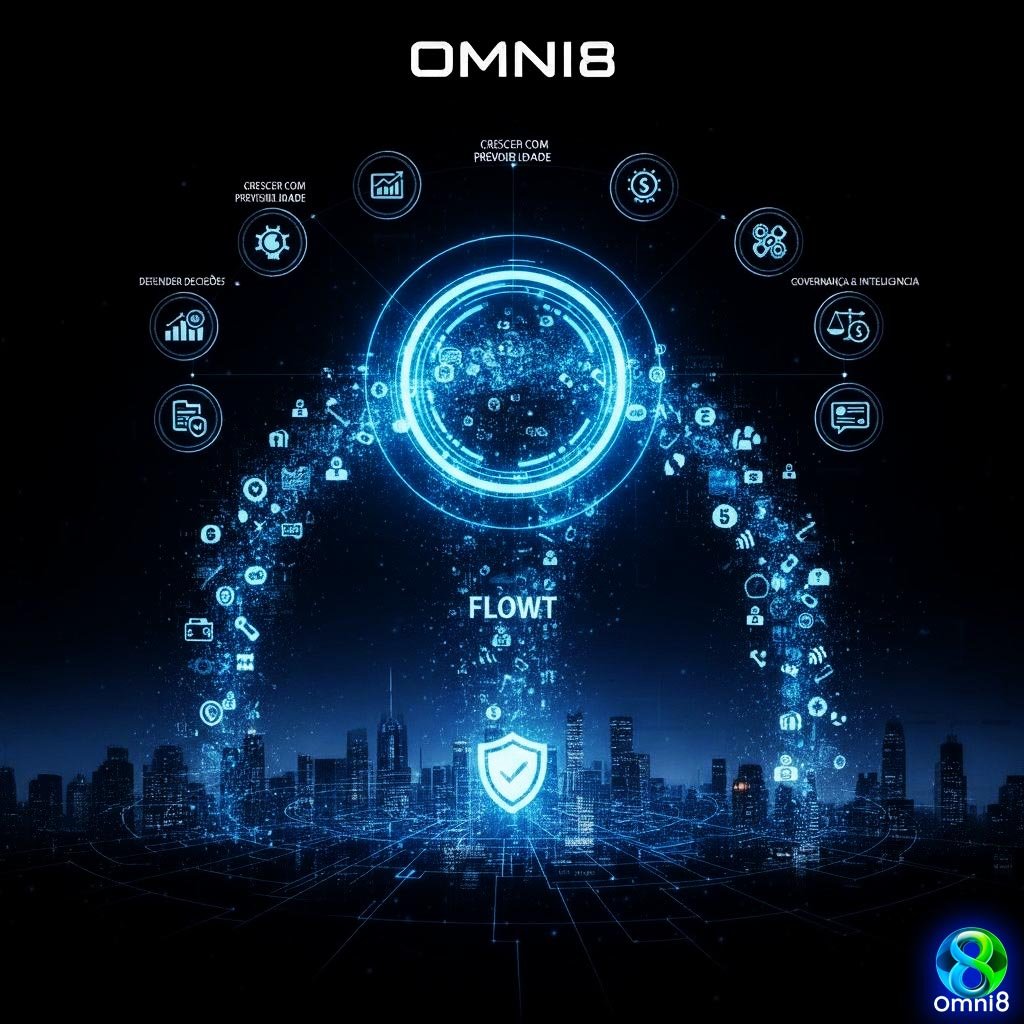 Diagrama 8 – Do caos de dados ao domínio estratégico com Omni8